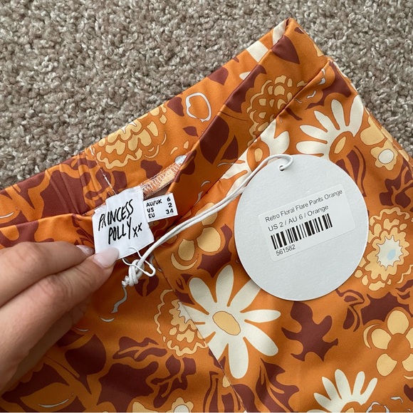 Retro floral flare pants - Picture 2 of 3